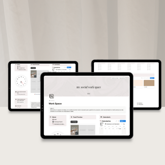 Plantilla Notion + Widget de Insta Preview